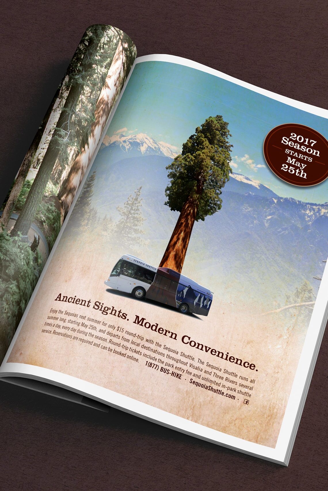 Sequoia Shuttle Magazine Ad